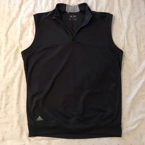 Adidas 1/4 Zip Golf Vest - Dark Grey - M